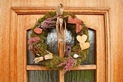 How to make an autumn wreath