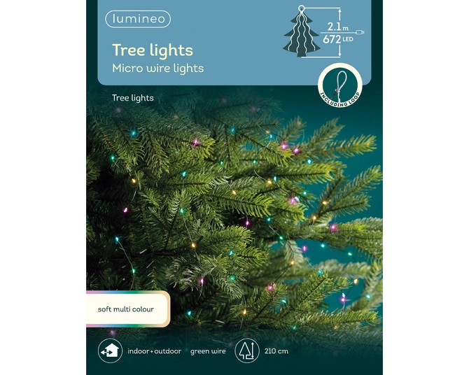 Bunch Lights Micro 672 LED Outdoor Soft Multi L210cm - image 1