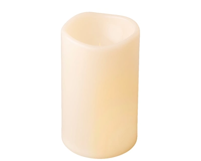 Candle LED BO Outdoor Cream/Warm White H20x12.5cm