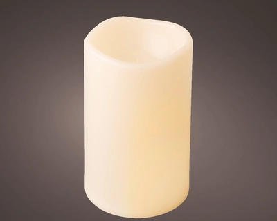 Candle LED BO Outdoor Cream/Warm White H20x12.5cm