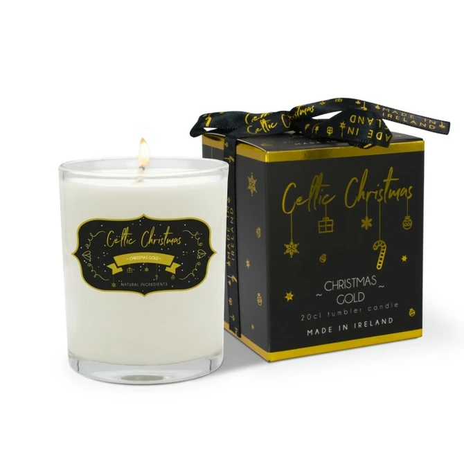 Celtic Candles Christmas Candle Christmas Gold 20cl