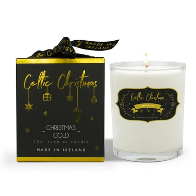 Celtic Candles Christmas Candle Christmas Gold 20cl