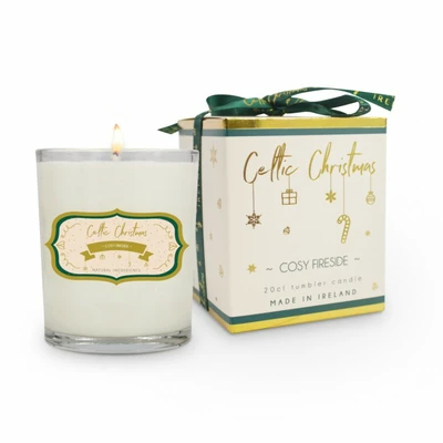 Celtic Candles Christmas Candle Cosy Fireside 20cl