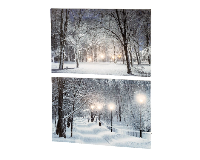 Christmas Canvas LED Park Lights