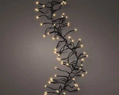 Cluster Twinkle 1512 LED String Lights Green/Classic Warm L1350cm