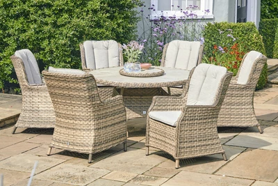 FLORANCE 6 SEAT DRESSED SET