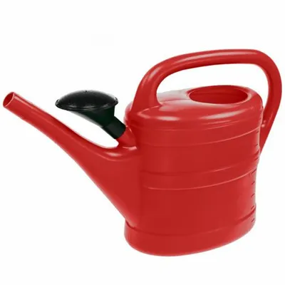 GM Plastic Watering Can Red 10ltr