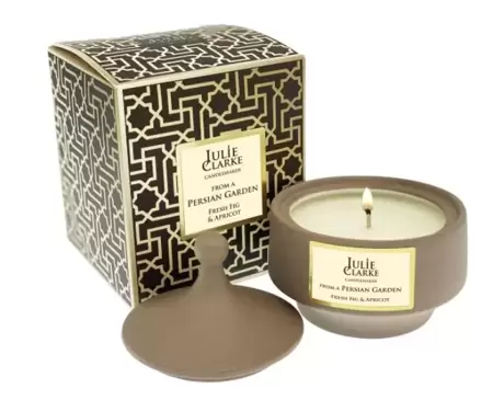 Julie Clarke From A Persian Garden Brown Pot Candle