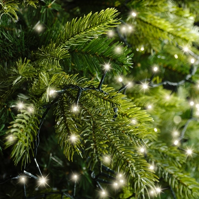LED Compact Lights 1100cm-500L | Warm White | 8-Function Twinkle Effect | Indoor & Outdoor