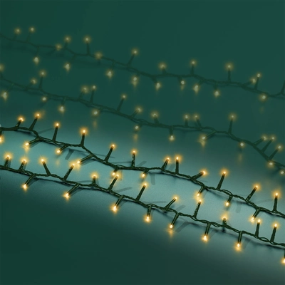 LED Compact Lights 4500cm-2000L | Classic Warm | 8-Function Twinkle Effect | Indoor & Outdoor