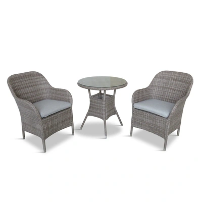 LeisureGrow Monte Carlo Stone 2 Seat Set - Fernhill Garden Centre