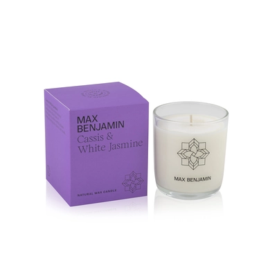 Max Benjamin Candle Cassis & White Jasmine 210g - image 1