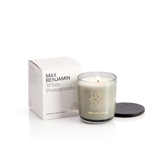 Max Benjamin Luxury Candle White Pomegranate 210g