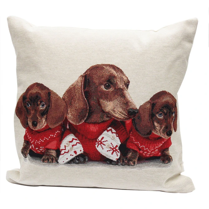 Peggy Wilkins Pets Christmas Complete Cushion