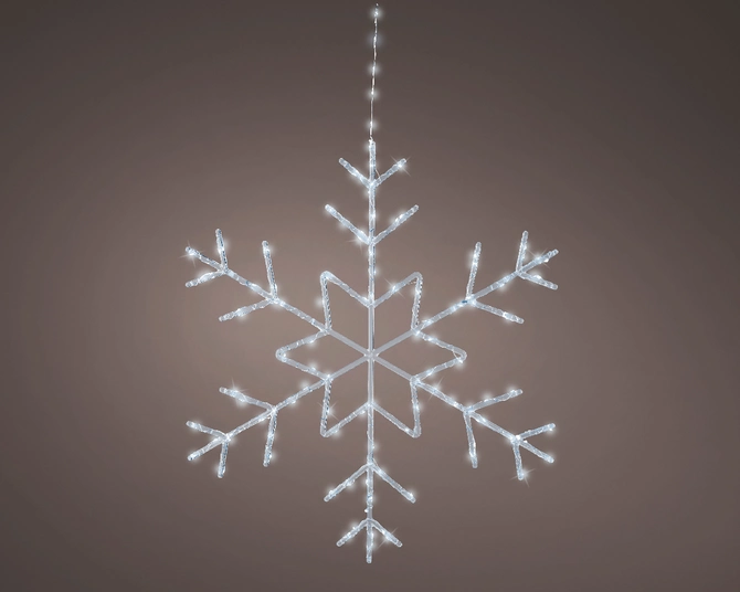 Snowflake Light Micro LED BO Outdoor Cool White 60cm - image 2