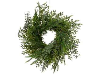 Wreath indoor Green Natural look D60cm