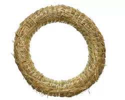 Wreath Straw D35-H5.50cm